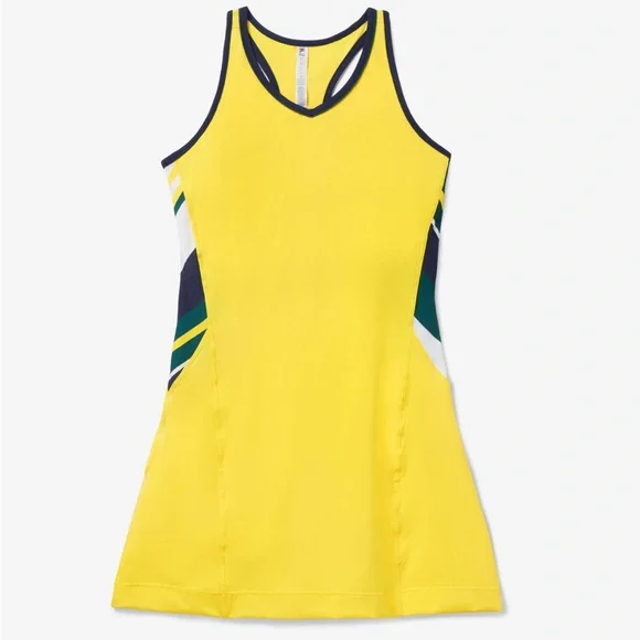 Fila | Dresses | Nwt Fila Yellow Tennis Dress Sz Small | Poshmark
